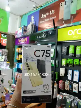 Realme C75 8/256 GB NFC garansi resmi segel ori