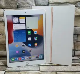 Ipad Gen 6 128Gb Wifi Fulset segel mulus 98%