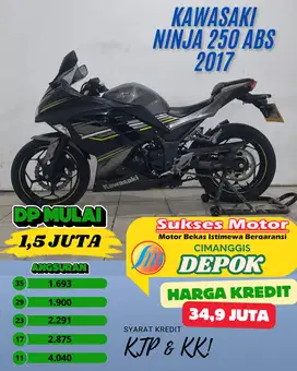 PROMO AKHIR TAHUN KAWASAKI NINJA 250 ABS TAHUN 2017 DP MULAI 1,5 JUTA