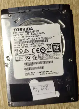 JUAL HARD DISK BEKAS LAPTOP
MERK TOSHIBA - 500 GB
100%