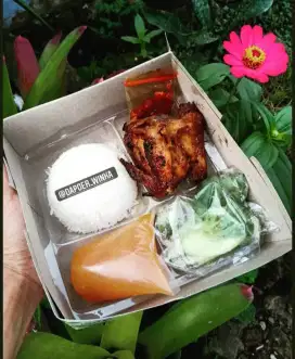 Nasi boxs ayam bakar madu untuk bermacam acara