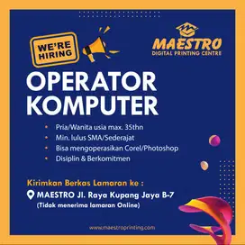 OPERATOR KOMPUTER Digital Printing