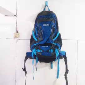 Keril Tas Gunung 55L Warna Biru Brand Royal Mountain