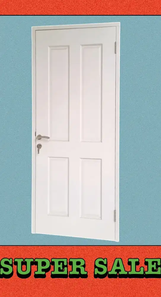 Terima pesanan pintu+kusen kayu merbau/meranti premium