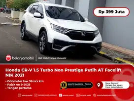 [LOW KM] Honda CRV CR V CR-V 1.5 Turbo Non Prestige Putih AT NIK 2021