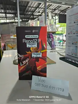 Oppo Reno 12f ram 8+8/128 Atlantis dahsyat