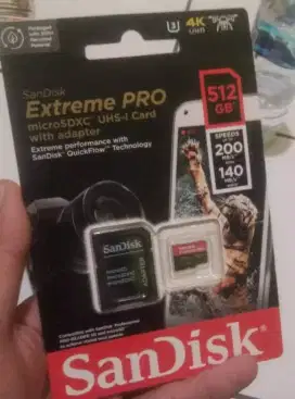 Sandisk extream pro 512gb 200mb/s