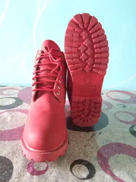 Timberland Boots Merah