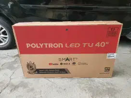 TV Polytron 40 inch new smart youtube