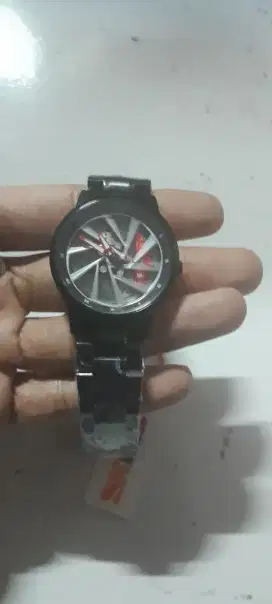 Jam unik spinning wheel bisa berputar original skmei