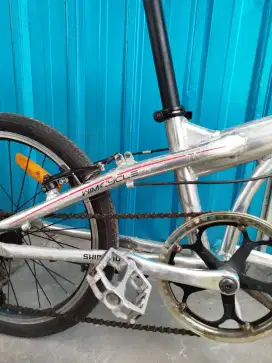 Sepeda lipat wimcycle aluminium alloy uk 20 siap pakai