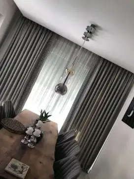pesan Gorden Jendela Minimalis Tirai Gordyn Blackout Hordeng Custom