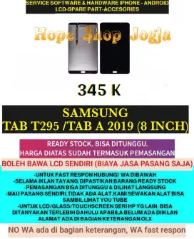 Touchscreen-Baterai-LCD SAMSUNG TAB T295 /TAB A 2019 (8 INCH)