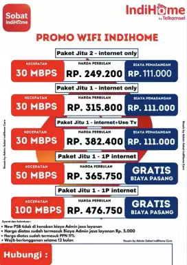 wifi Indihome promo