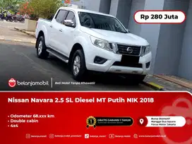 [ KM 22RB ] Nissan Navara 2.5 SL Diesel Double Cabin Putih 2018/2019