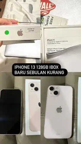 iphone 13 ibox 128 gb bh 100%