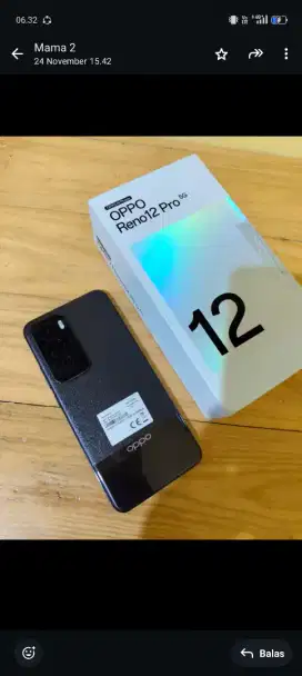 OPPO RENO12 PRO 5G Ram12/512gb garansi panjang