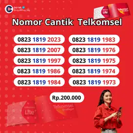 KARTU PERDANA CANTIK TELKOMSEL SERI TAHUN LAHIR