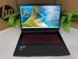 MSI GF63 Thin 11SC core i5 gen 11 GTX Max Q slim RED siap GAMING