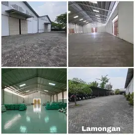 DIJUAL KOMERSIAL GUDANG SIAP PAKAI NOL JALAN RAYA MANTUB LAMONGAN