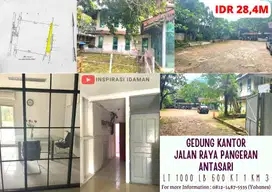 Jual Cepat Gedung kantor Jalan Raya Pangeran Antasari luas 1000mtr