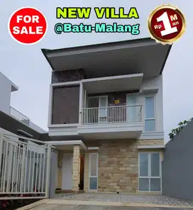 Dijual villa modern minimalis di villa panderman, Batu