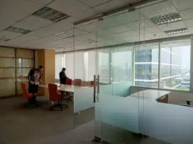 OFFICE SPACE DATASCRIPT BUILDING KEMAYORAN FURNISH 76sqm