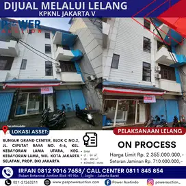 DIJUAL RUKO/HOTEL JAKARTA SELATAN MELALUI LELANG‼️