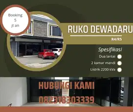 RUKO DEWADARU 2 LANTAI LOKASI STRATEGIS