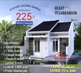 Rumah komersil Pucang gading bawah