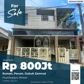 Dijual Murah Rumah Perum Dukuh Zamrud Cimuning Mustikajaya Bekasi