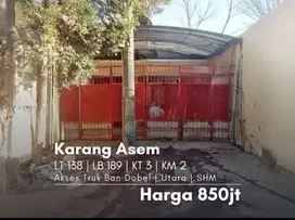 Rumah karang asem MURAH