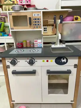 Kitchen set Wood / Dapur mainan anak Kayu preloved