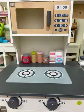 Kitchen set Wood / Dapur mainan anak Kayu preloved