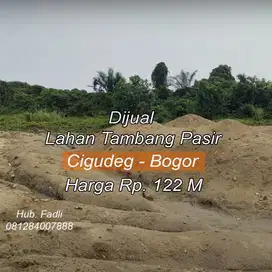 Dijual Lahan Siap explore Pasir, Tanah dan Batu Sangat terjangkau