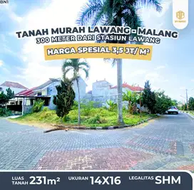 JUAL TANAH MALANG MURAH 300 METER DARI STASIUN LAWANG