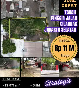 tanah pinggir jalan cocon untuk usaha ato rumah