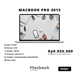 MacBook Pro 2013 RAM 16/256 GB, PROMO CASHBACK!!