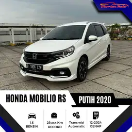 Honda Mobilio RS 1.5 At 2020 Km 29 Ribu Recor Antik Bergaransi 2 Tahun