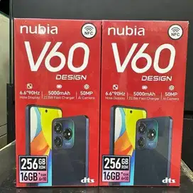 SALE ZTE NUBIA V60 DESING RAM 6/256 NEW SEGEL GARANSI RESMI