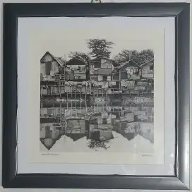 JAKARTA REFLECTIONS Pajangan Wall Art Print Ken Pattern - 1990an.