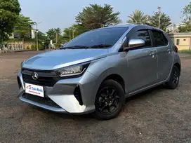 DP 3 juta Daihatsu Ayla R MT 2023 Silver Km 12 ribu record DAIHATSU