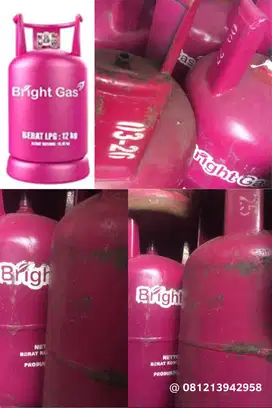 tabung gas lpg 12 kg (bright gas)