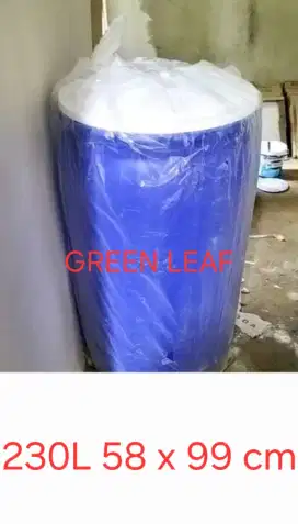TONG 230 LITER
Gentong air plastik FOOD GRADE
GREEN LEAF 230 L LITER