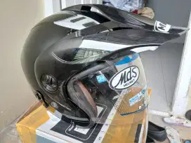 HELM MDS PRO 2 SOLID HALF FACE TRAIL. Bukan kyt ink jpx cargloss njs