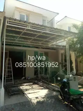 kanopi pagar teralis tangga balkon tralis canopy (bisa pesan tanpa DP)