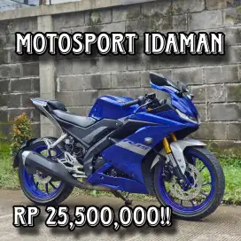 YAMAHA R15 V3 BIRU SILVER TAHUN 2021 LOW KM, MULUS‼️