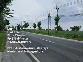 Lahan industri termurah lamongan