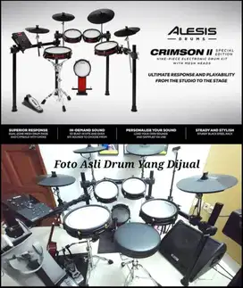 DRUM ELEKTRIK - ALESIS CRIMSON 2 KIT (JUAL MURAH)