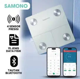 Samono Timbangan Badan Digital SW-BS01 Smart Deteksi 15Jenis kesehatan